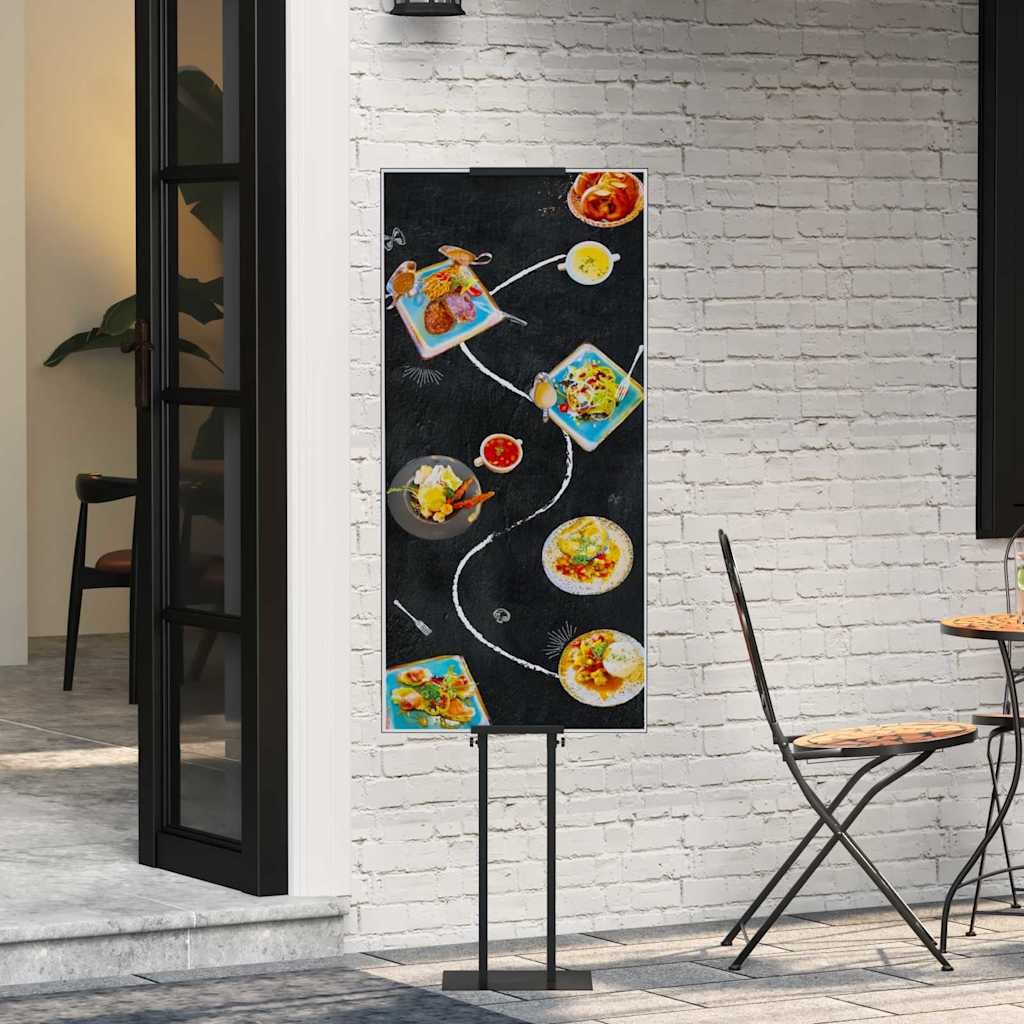 Messestände Schwarz 30 x 23,5 x 210 cm Stahl