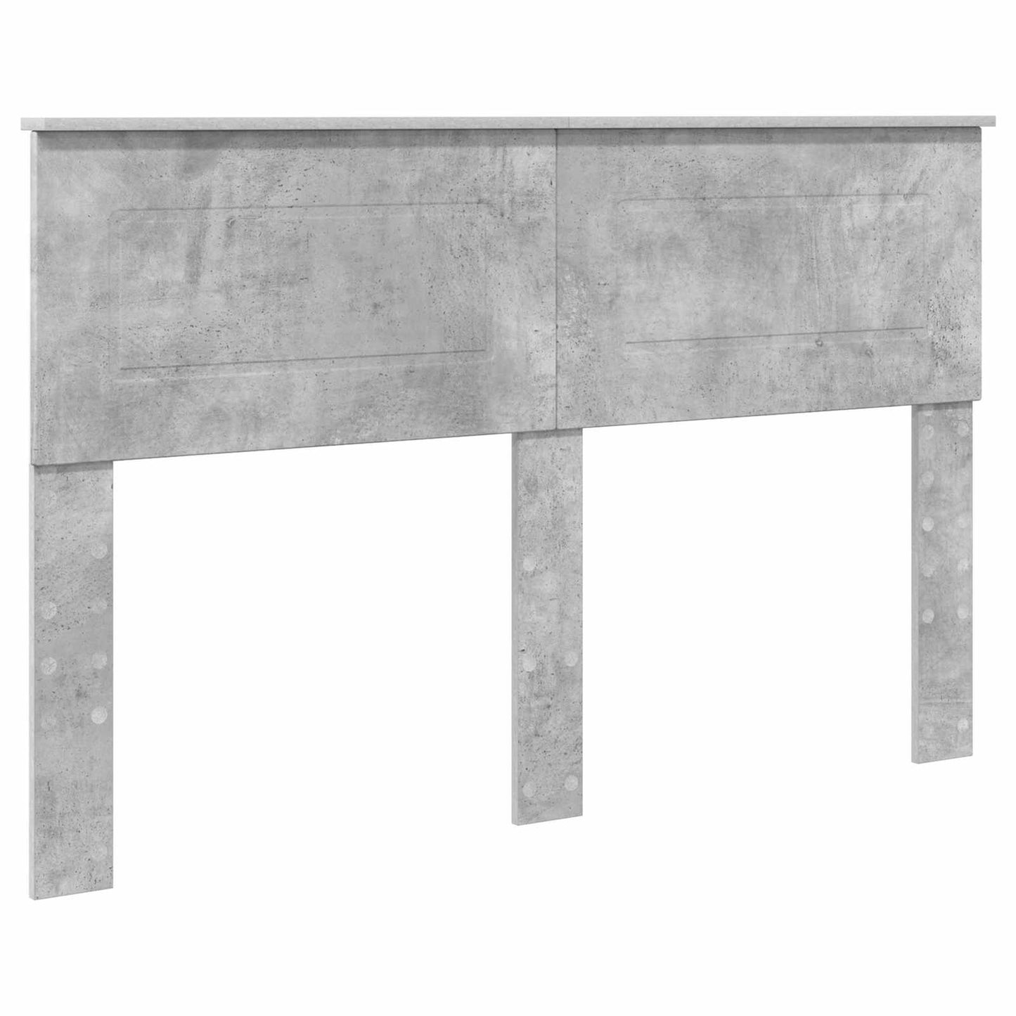 Bettrahmen mit Kopfteil Beton 160 x 200 cm Holzwerkstoff