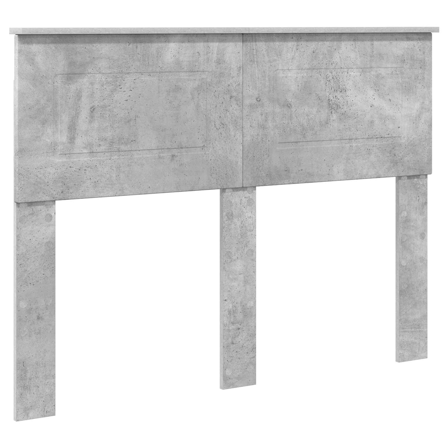 Bettrahmen mit Kopfteil Beton 120 x 190 cm Holzwerkstoff