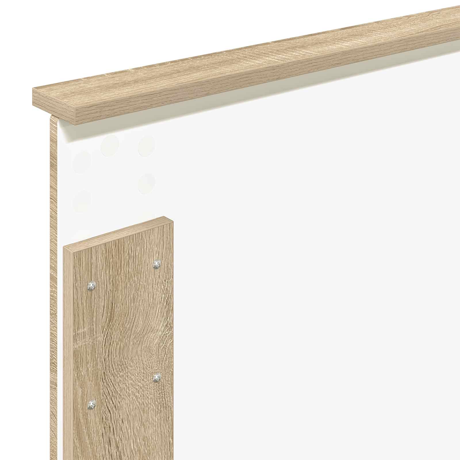 Bettrahmen mit Kopfteil Sonoma-Eiche 75 x 190 cm Holzwerkstoff