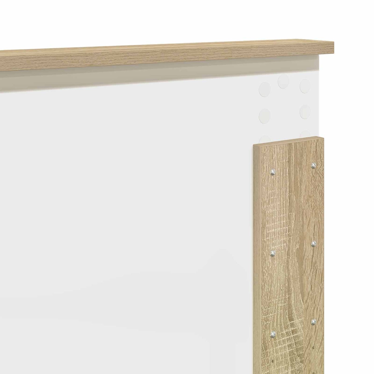Bettrahmen mit Kopfteil Sonoma-Eiche 140 x 200 cm Holzwerkstoff