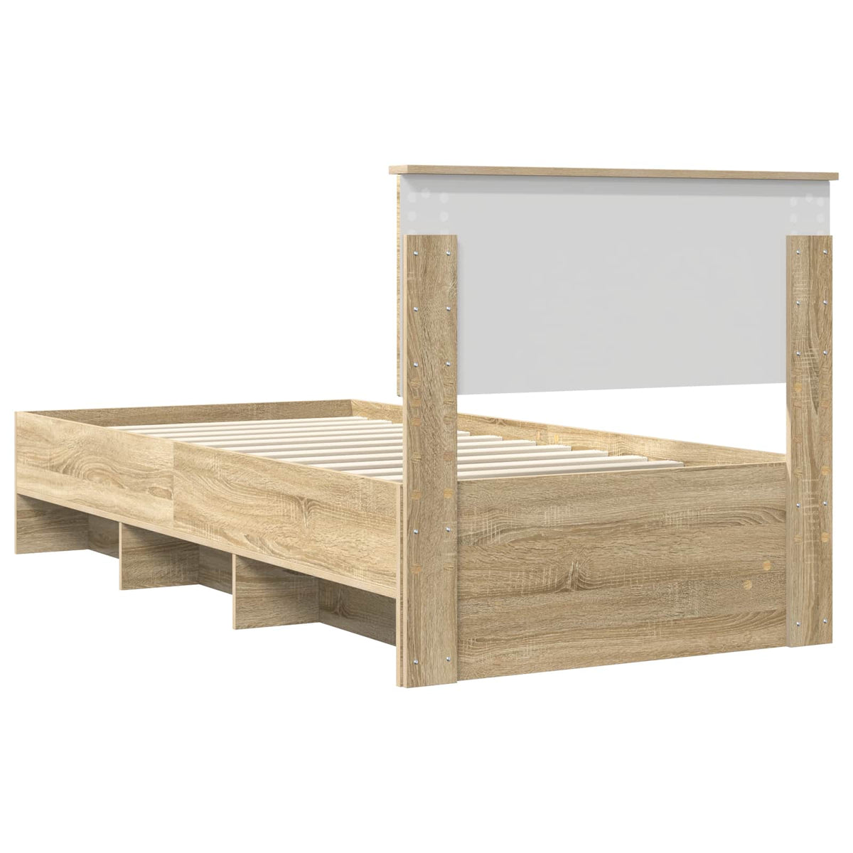 Bettrahmen Sonoma-Eiche 75 x 190 cm Holzwerkstoff