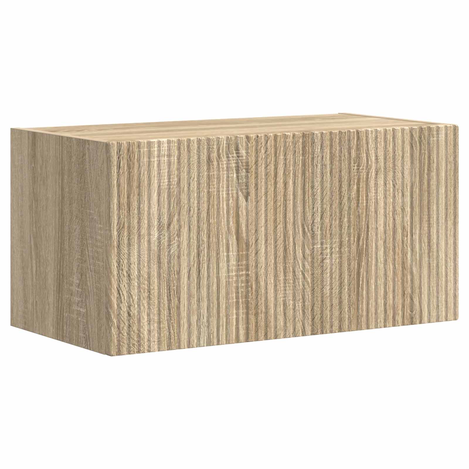 TV-Schrankset Wandmontiert 2 pcs Sonoma-Eiche Holzwerkstoff