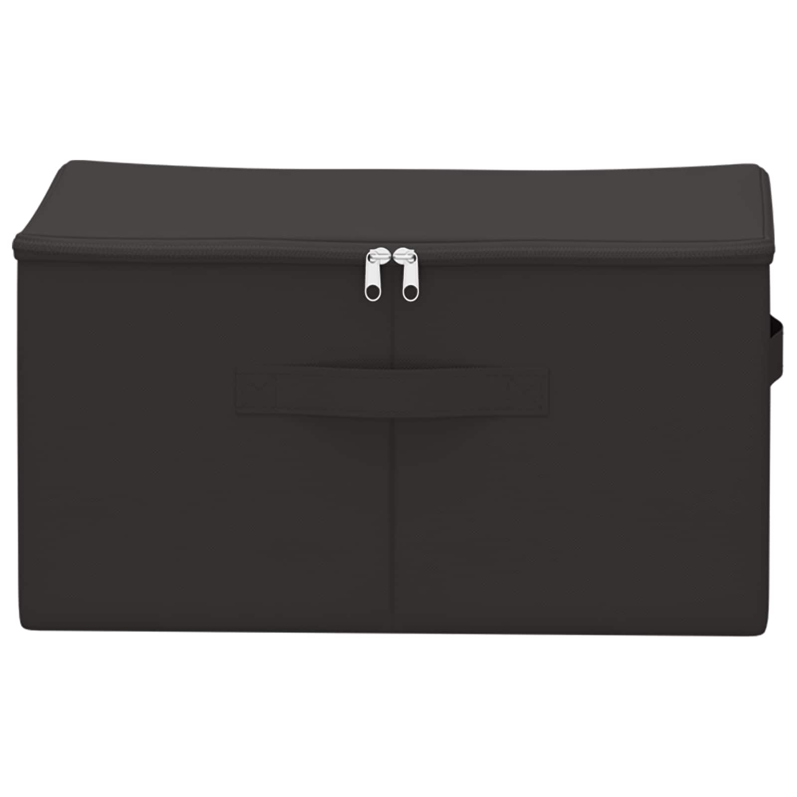 Aufbewahrungsbox Vliesstoff 43 x 34 x 23 cm 33,6 L Anthrazit