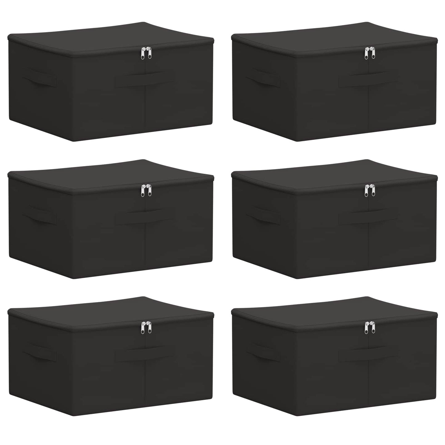 Aufbewahrungsbox 6 Stk. Vliesstoff 43 x 34 x 23 cm 33,6 L