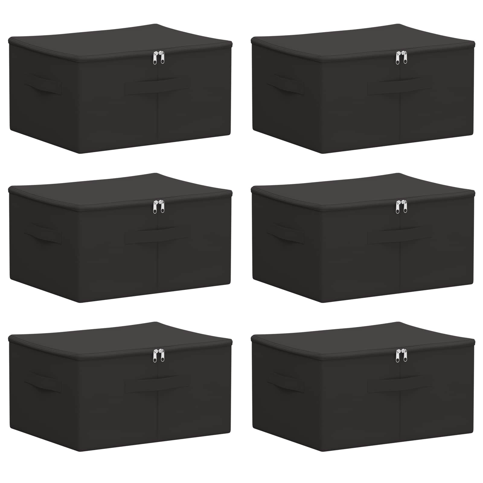 Aufbewahrungsbox 6 Stk. Vliesstoff 43 x 34 x 23 cm 33,6 L