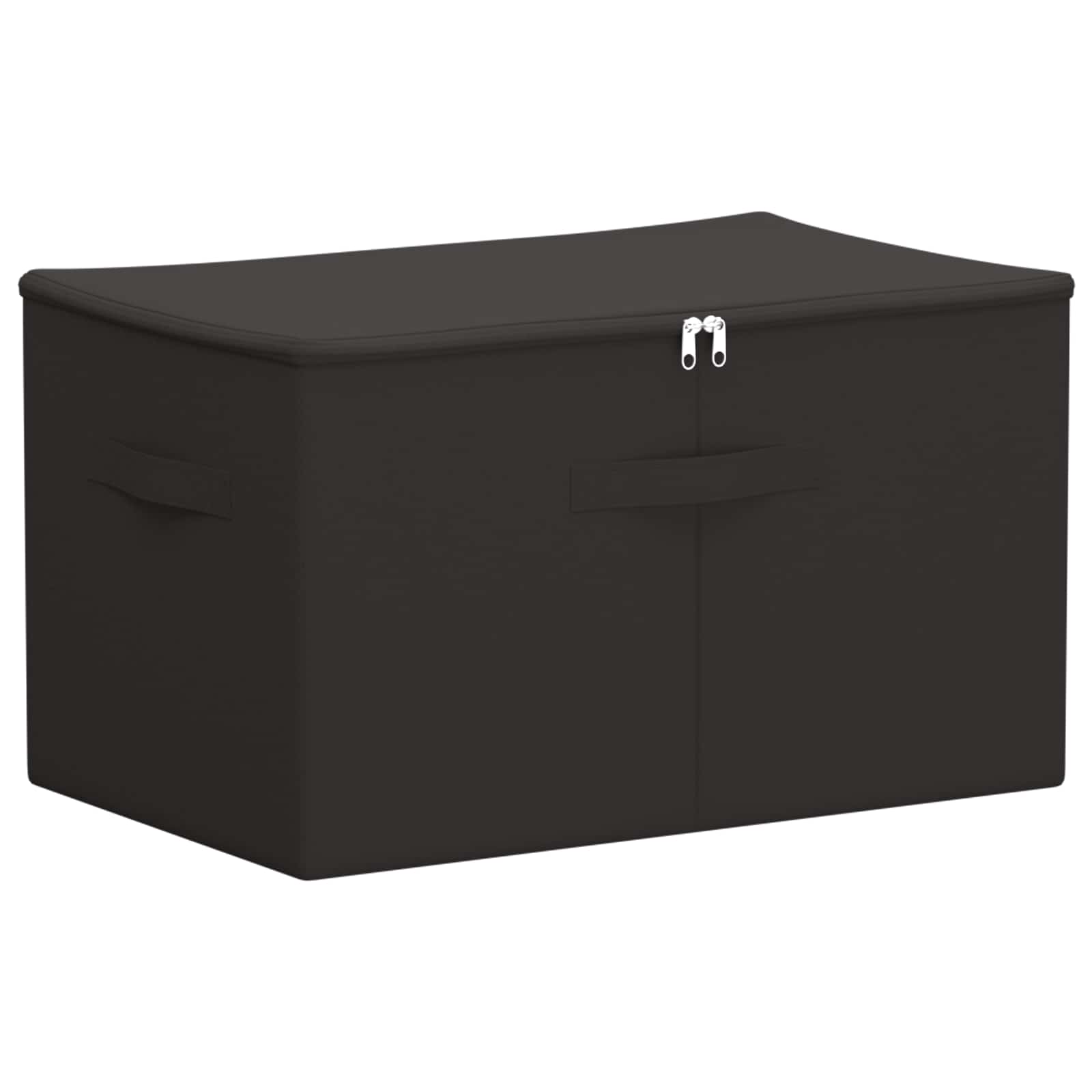 Aufbewahrungsbox Vliesstoff 55 x 35 x 32 cm 61,6 L Anthrazit