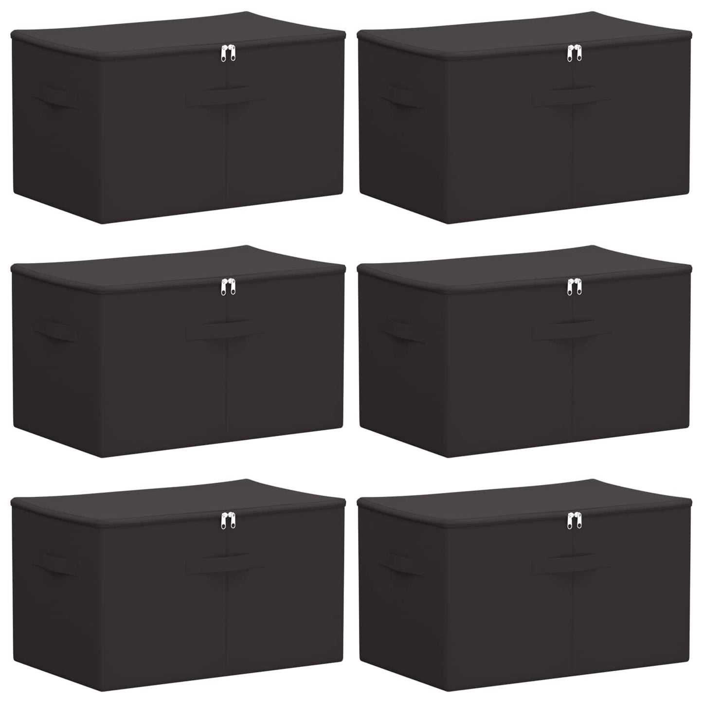 Aufbewahrungsbox 6 Stk. Vliesstoff 55 x 35 x 32 cm 61,6 L