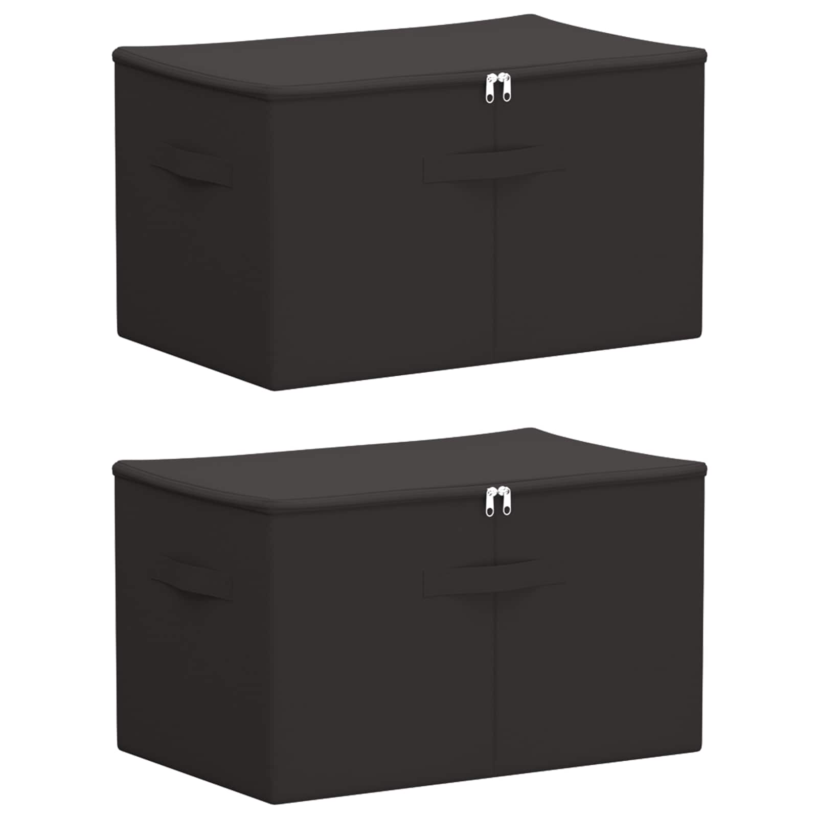 Aufbewahrungsbox 2 Stk. Vliesstoff 60 x 43 x 35 cm 90,3 L