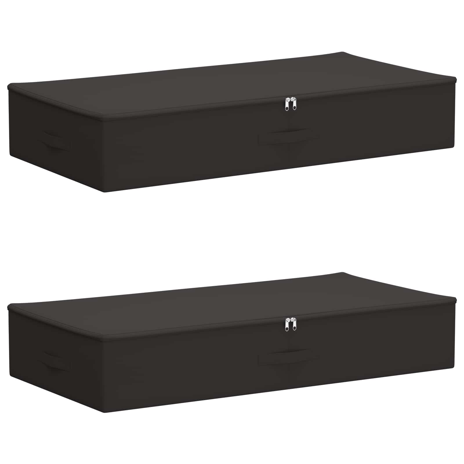 Aufbewahrungsbox 2 Stk. Vliesstoff 100 x 50 x 18 cm 90 l