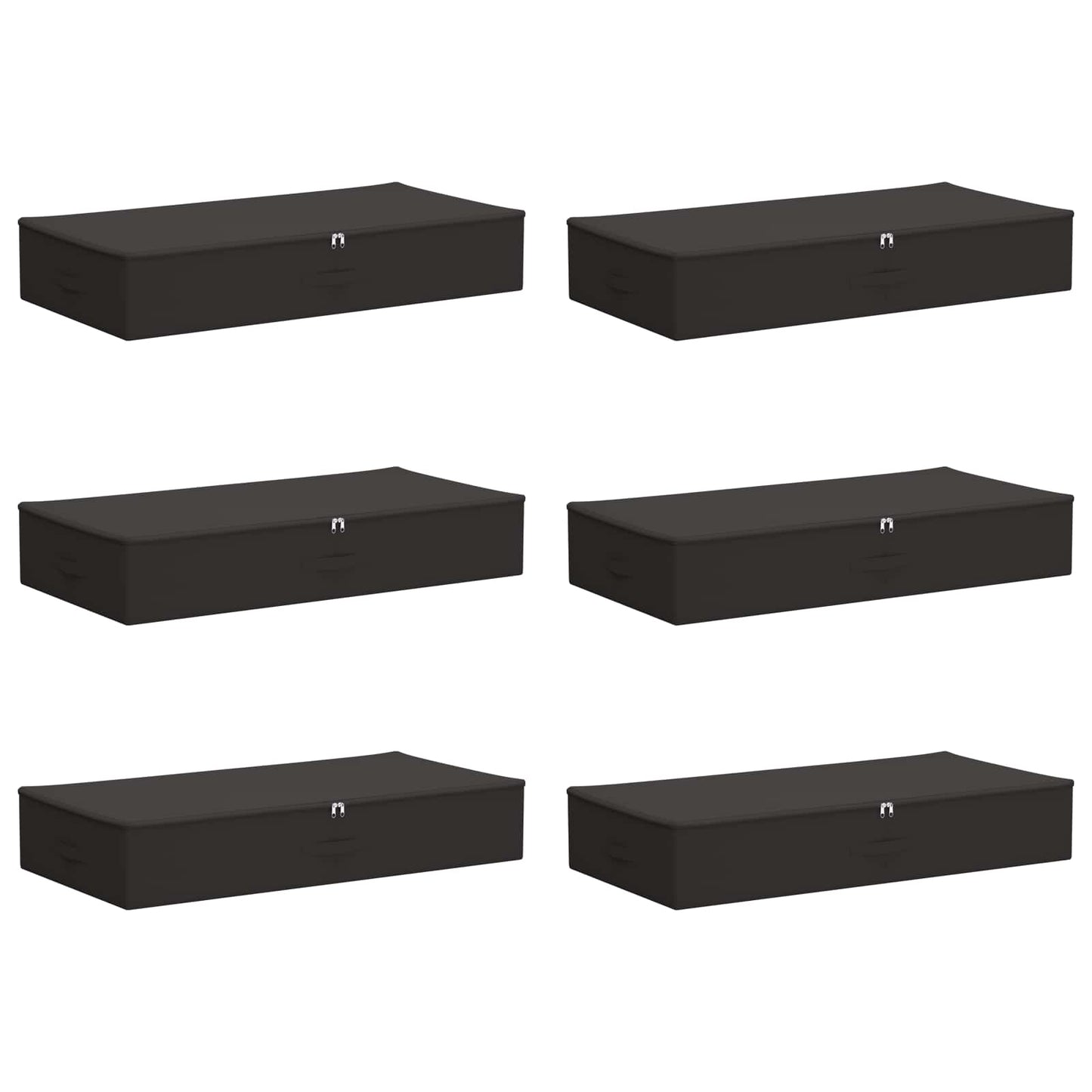 Aufbewahrungsbox 6 Stk. Vliesstoff 100 x 50 x 18 cm 90 l