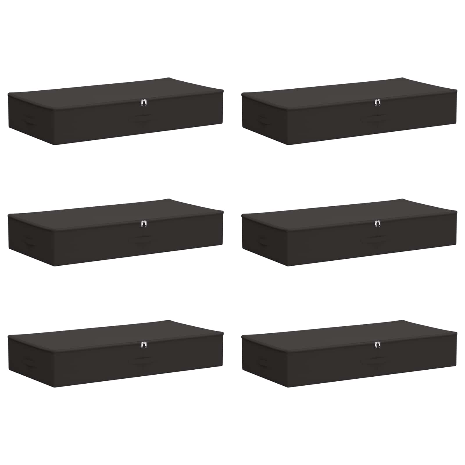 Aufbewahrungsbox 6 Stk. Vliesstoff 100 x 50 x 18 cm 90 l