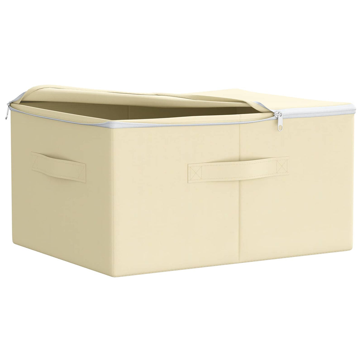 Aufbewahrungsbox 6 stk. Vliesstoff 43 x 34 x 23 cm 33,6 L Creme