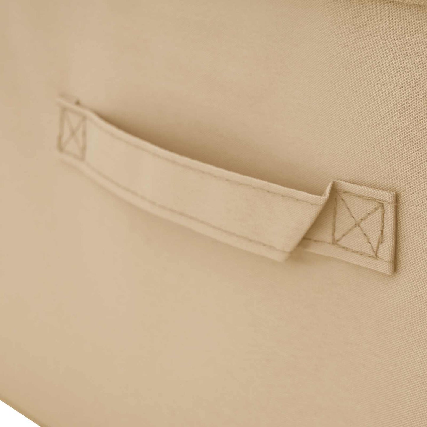 Aufbewahrungsbox 2 Stk. Vliesstoff 60 x 43 x 35 cm 90,3 L Creme