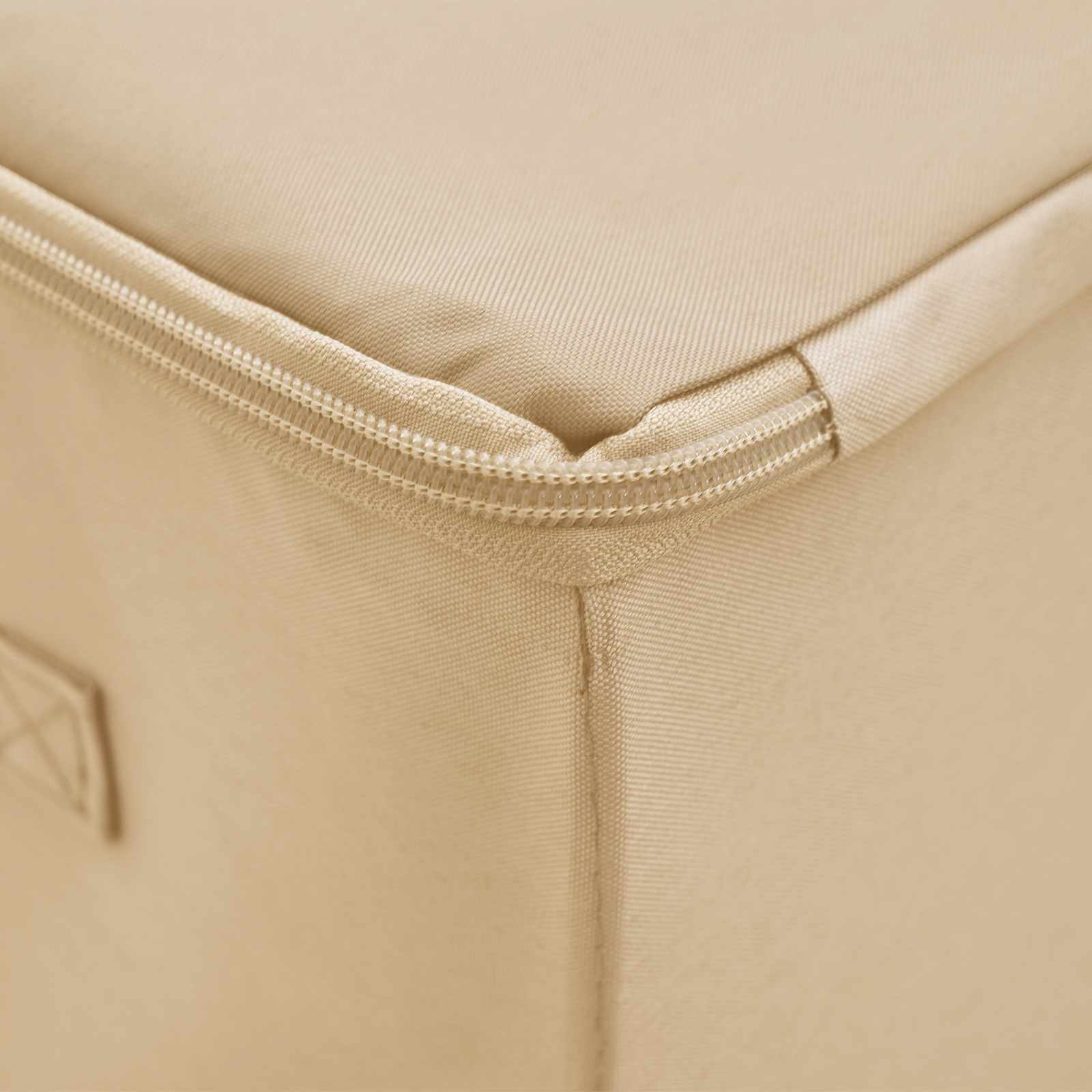 Aufbewahrungsbox 2 Stk. Vliesstoff 60 x 43 x 35 cm 90,3 L Creme