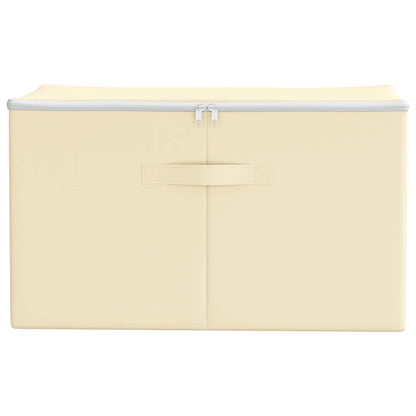 Aufbewahrungsbox 6 stk. Vliesstoff 60 x 43 x 35 cm 90,3 L Creme