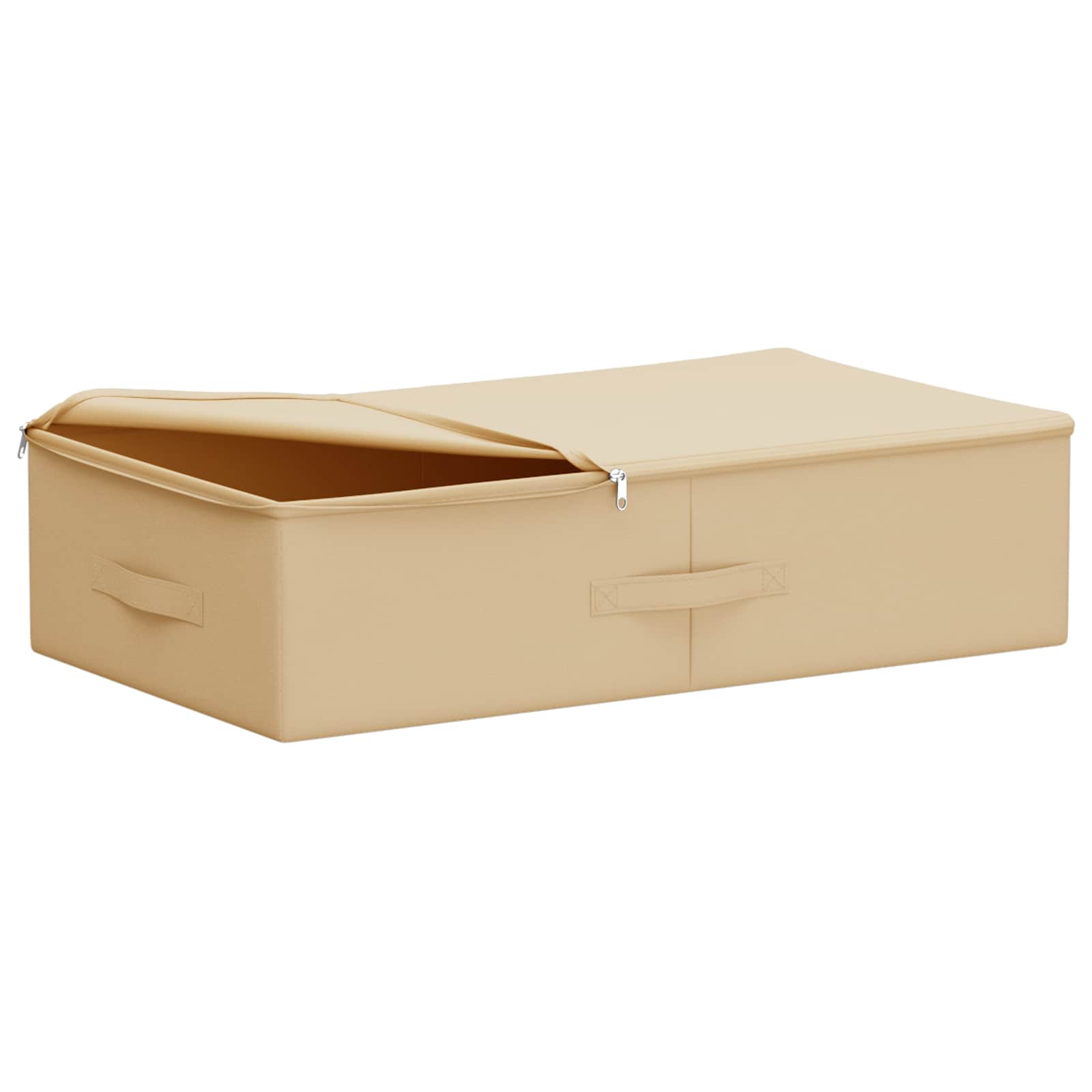Aufbewahrungsbox 6 stk. Vliesstoff 70 x 40 x 18 cm 50,4 L Creme