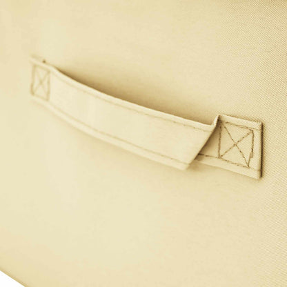 Aufbewahrungsbox 6 stk. Vliesstoff 90 x 48 x 15 cm 64,8 L Creme