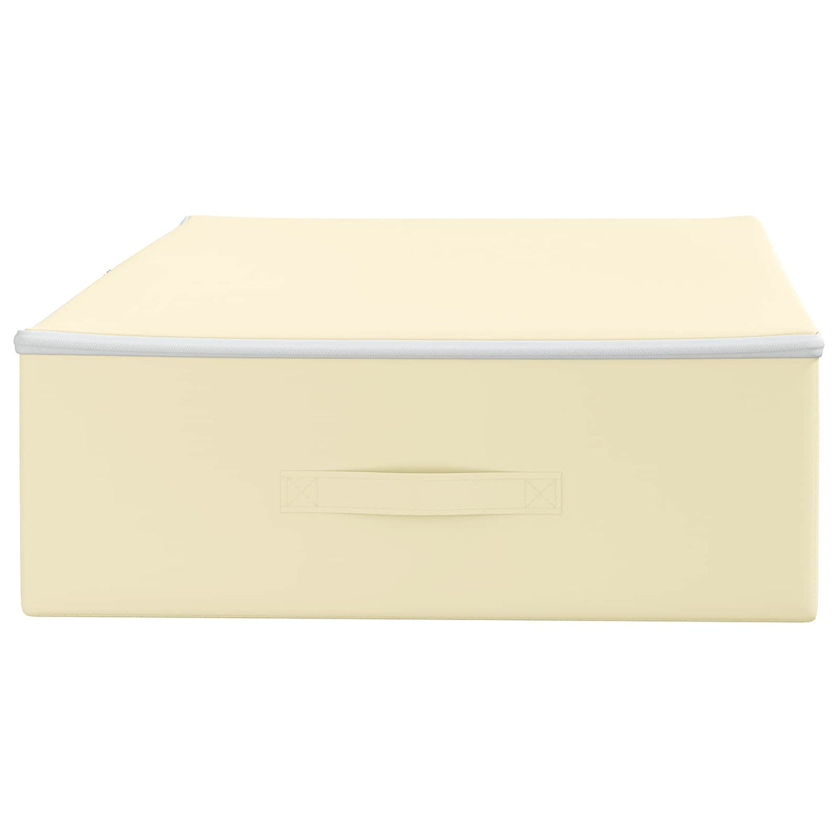 Aufbewahrungsbox Vliesstoff 100 x 50 x 18 cm 90 l Creme