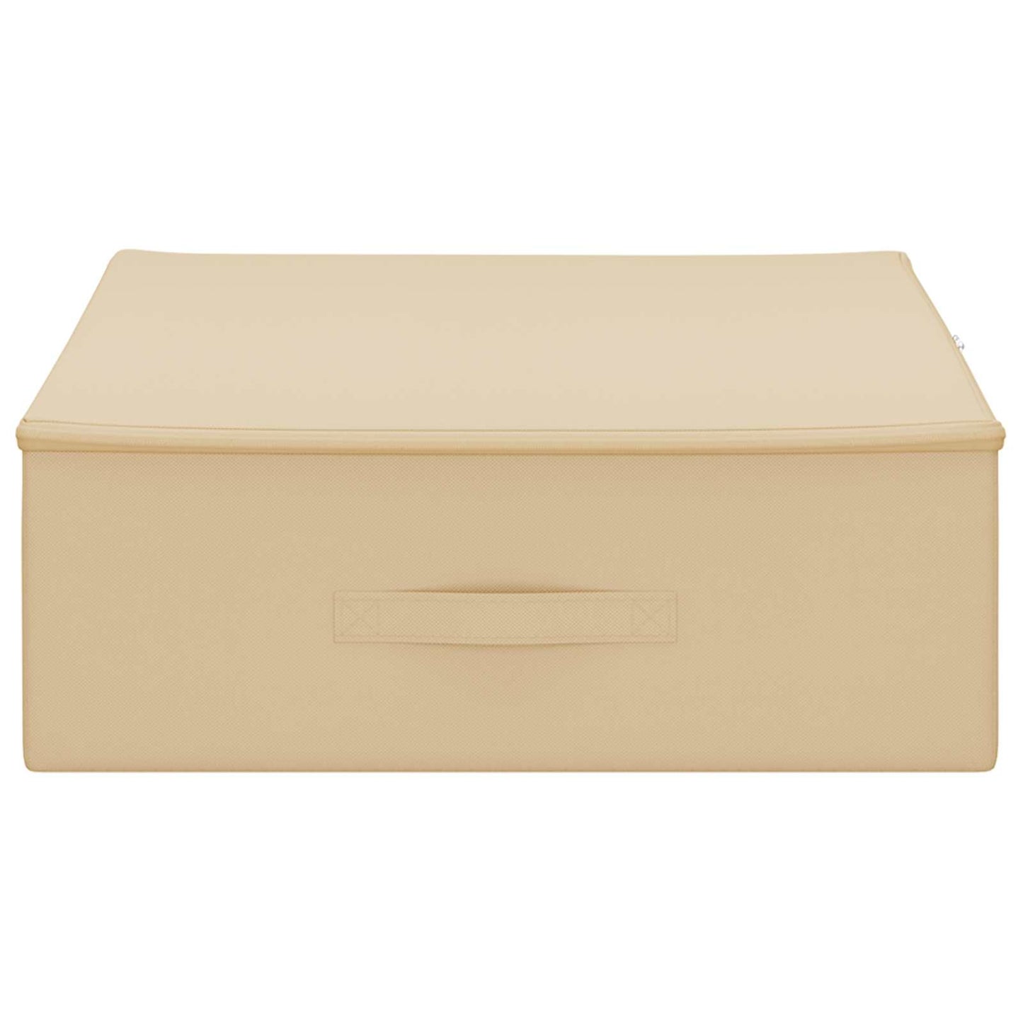 Aufbewahrungsbox 2 Stk. Vliesstoff 100 x 50 x 18 cm 90 l Creme
