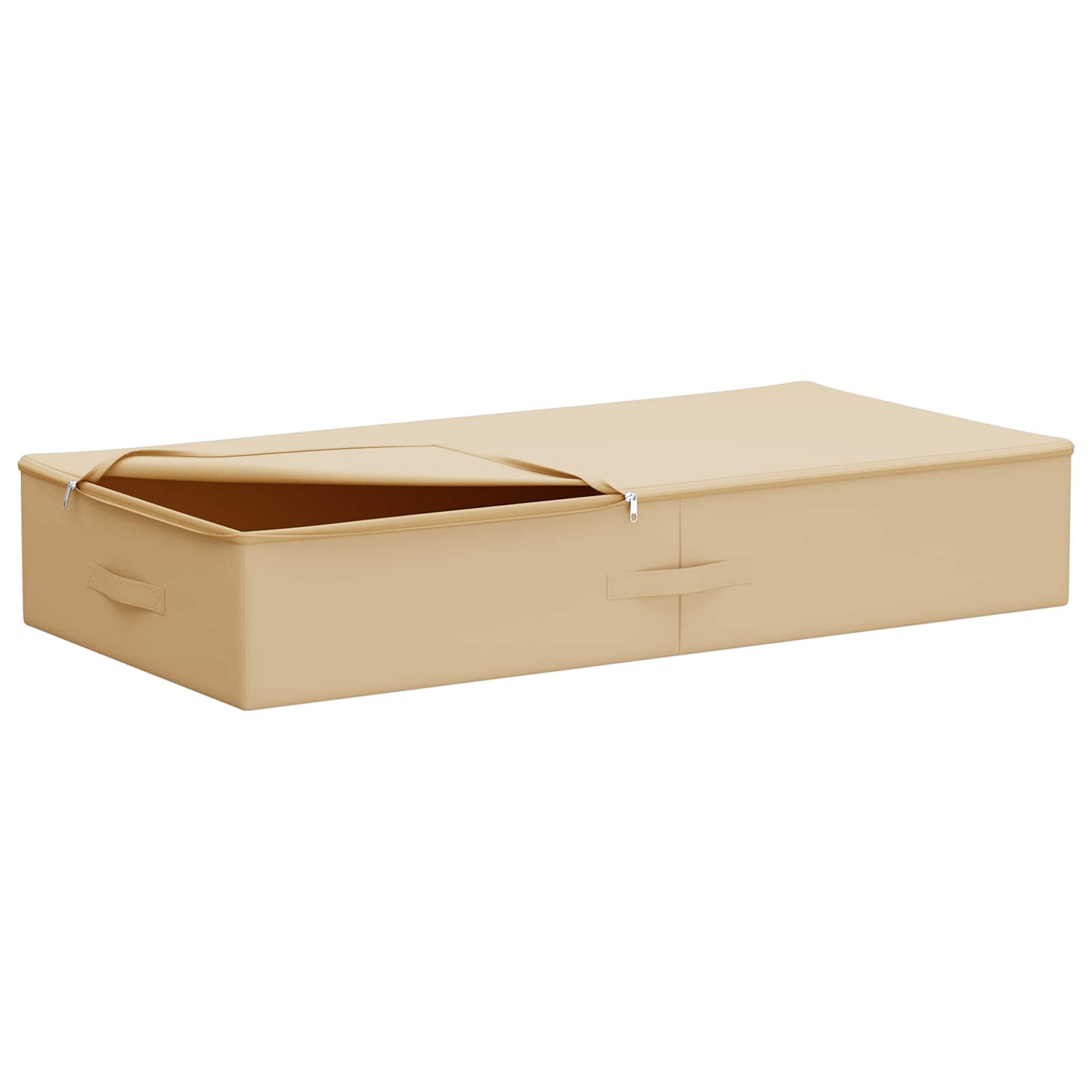 Aufbewahrungsbox 6 Stk. Vliesstoff 100 x 50 x 18 cm 90 l Creme