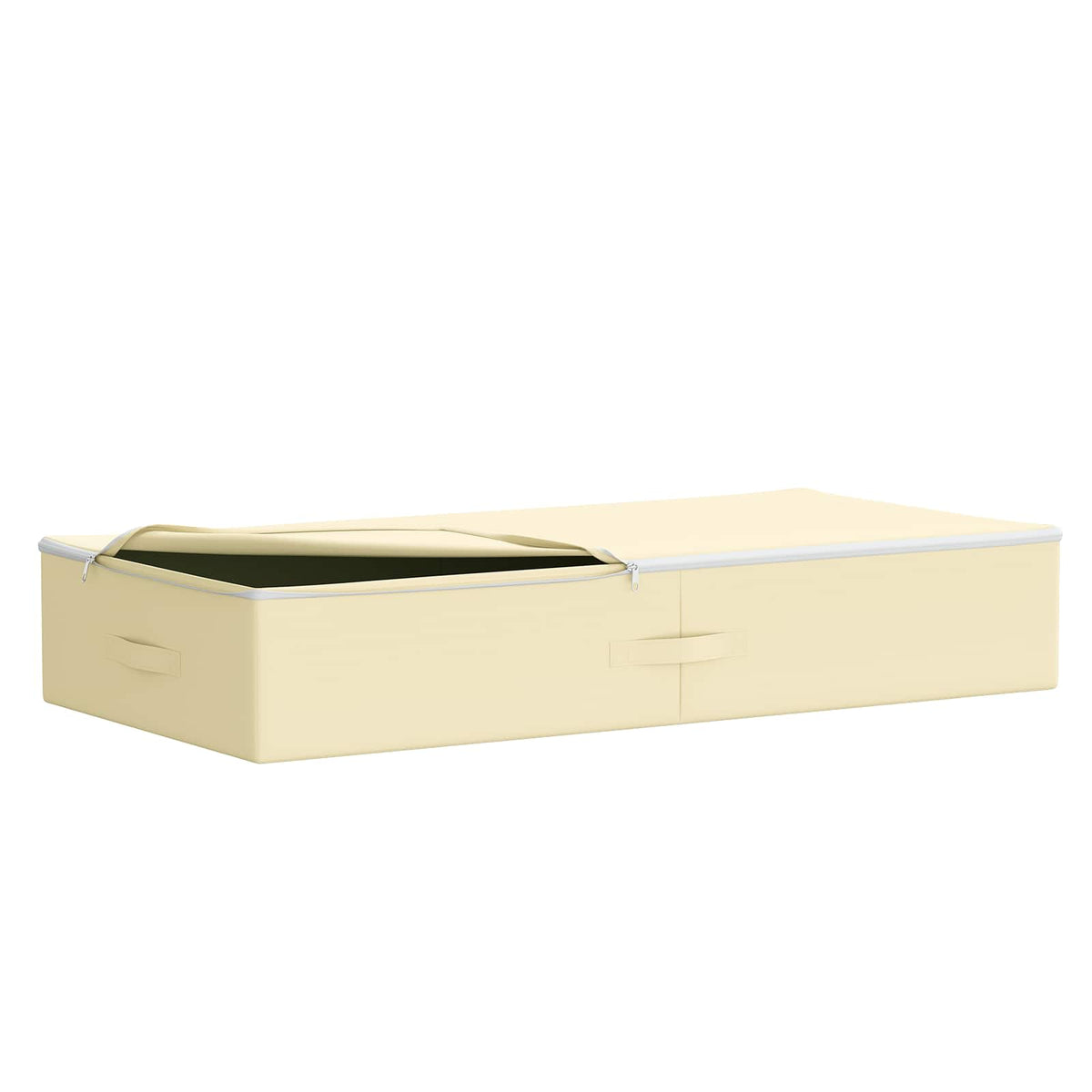 Aufbewahrungsbox 6 stk. Vliesstoff 100 x 50 x 18 cm 90 l Creme
