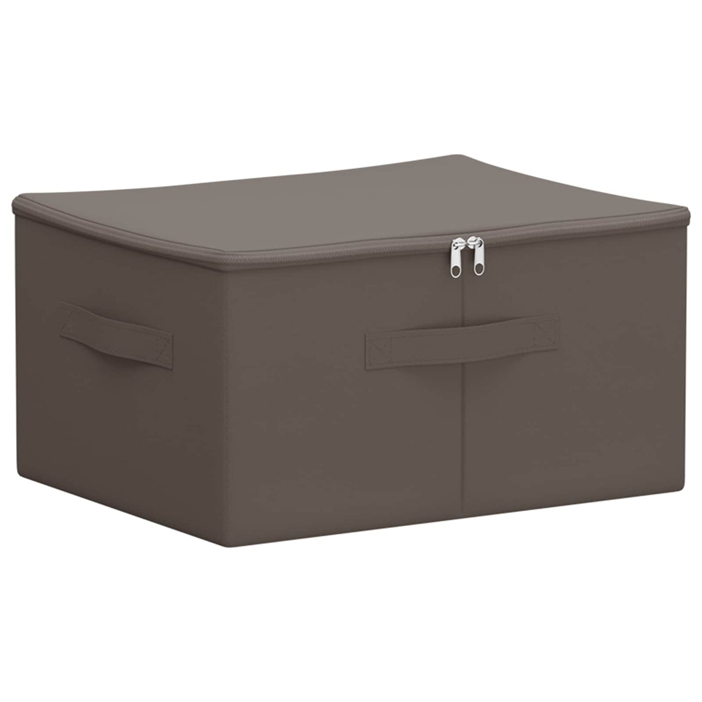 Aufbewahrungsbox Vliesstoff 43 x 34 x 23 cm 33,6 L Grau
