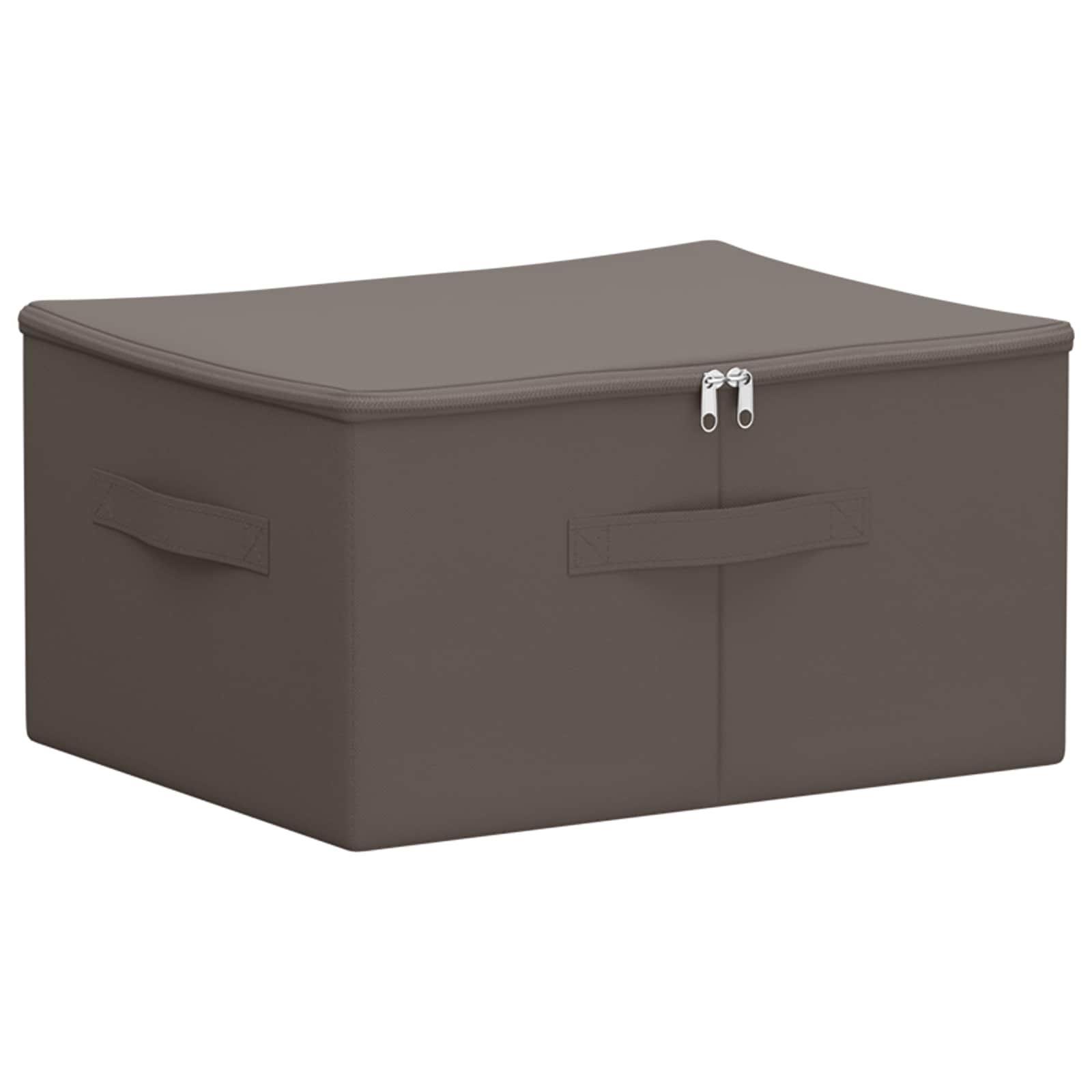 Aufbewahrungsbox Vliesstoff 43 x 34 x 23 cm 33,6 L Grau