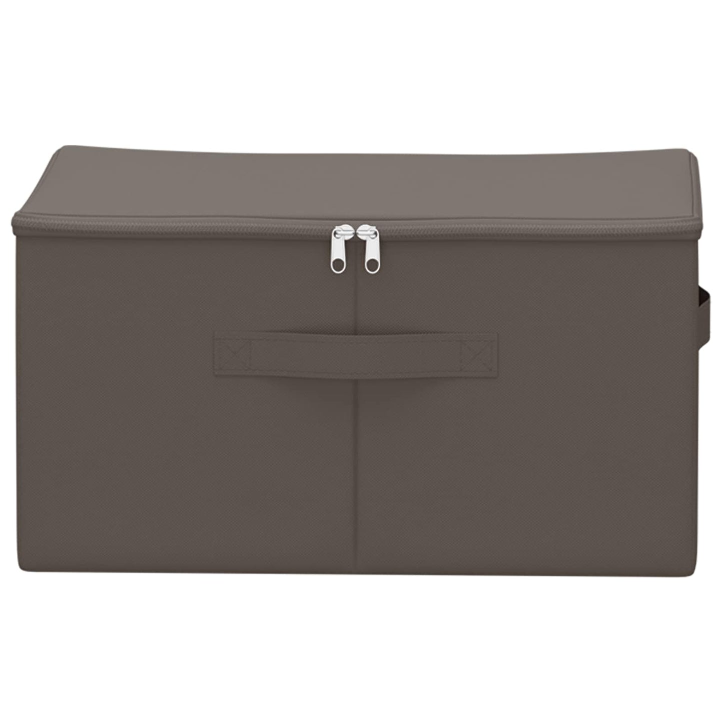 Aufbewahrungsbox Vliesstoff 43 x 34 x 23 cm 33,6 L Grau