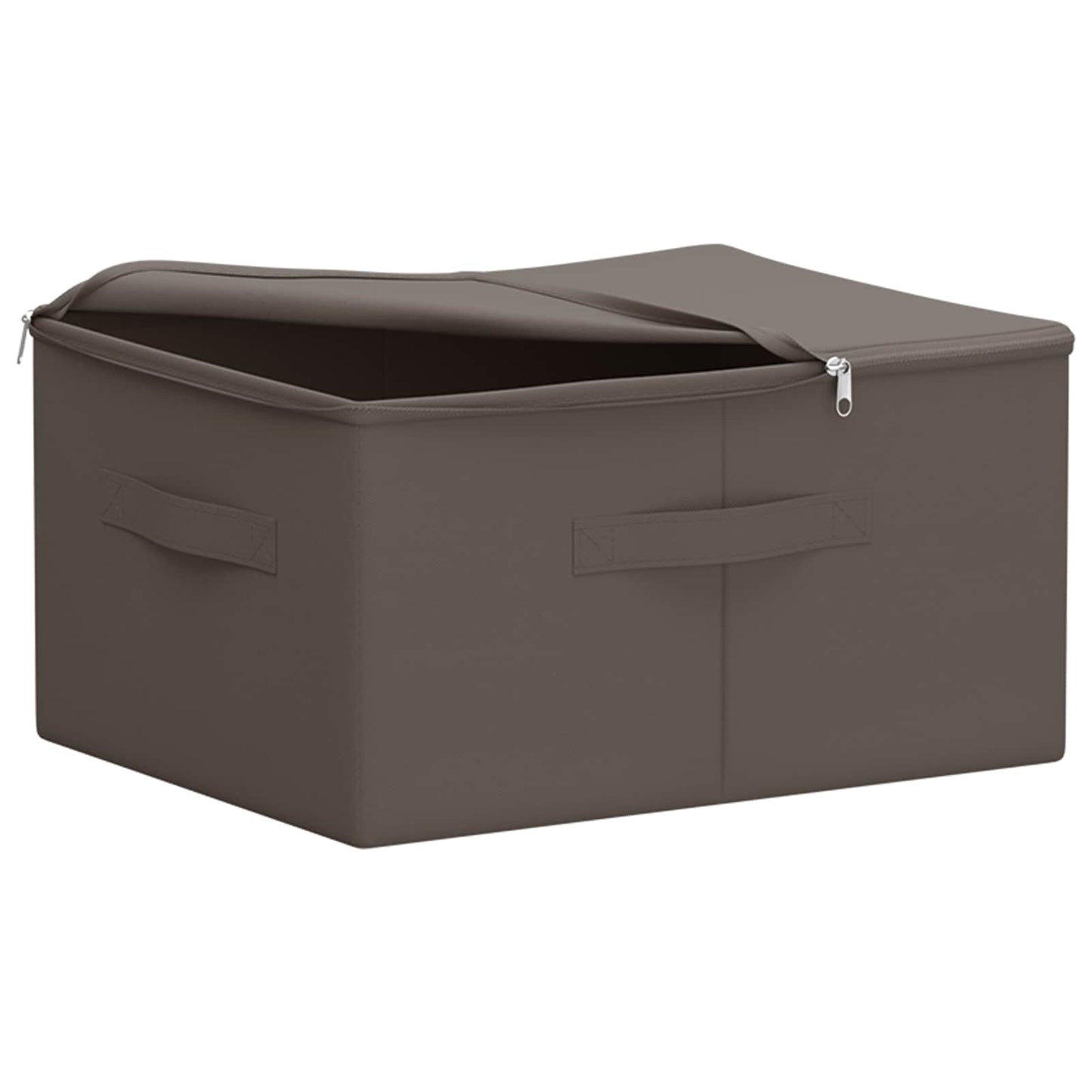 Aufbewahrungsbox 6 Stk. Vliesstoff 43 x 34 x 23 cm 33,6 L Grau