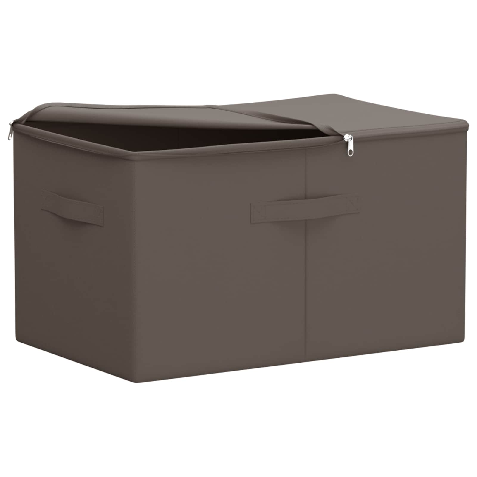 Aufbewahrungsbox Vliesstoff 55 x 35 x 32 cm 61,6 L Grau