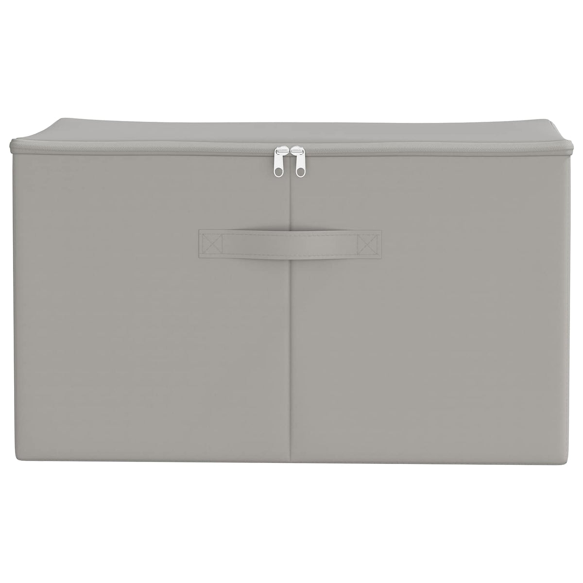 Aufbewahrungsbox 2 stk. Vliesstoff 55 x 35 x 32 cm 61,6 L Grau