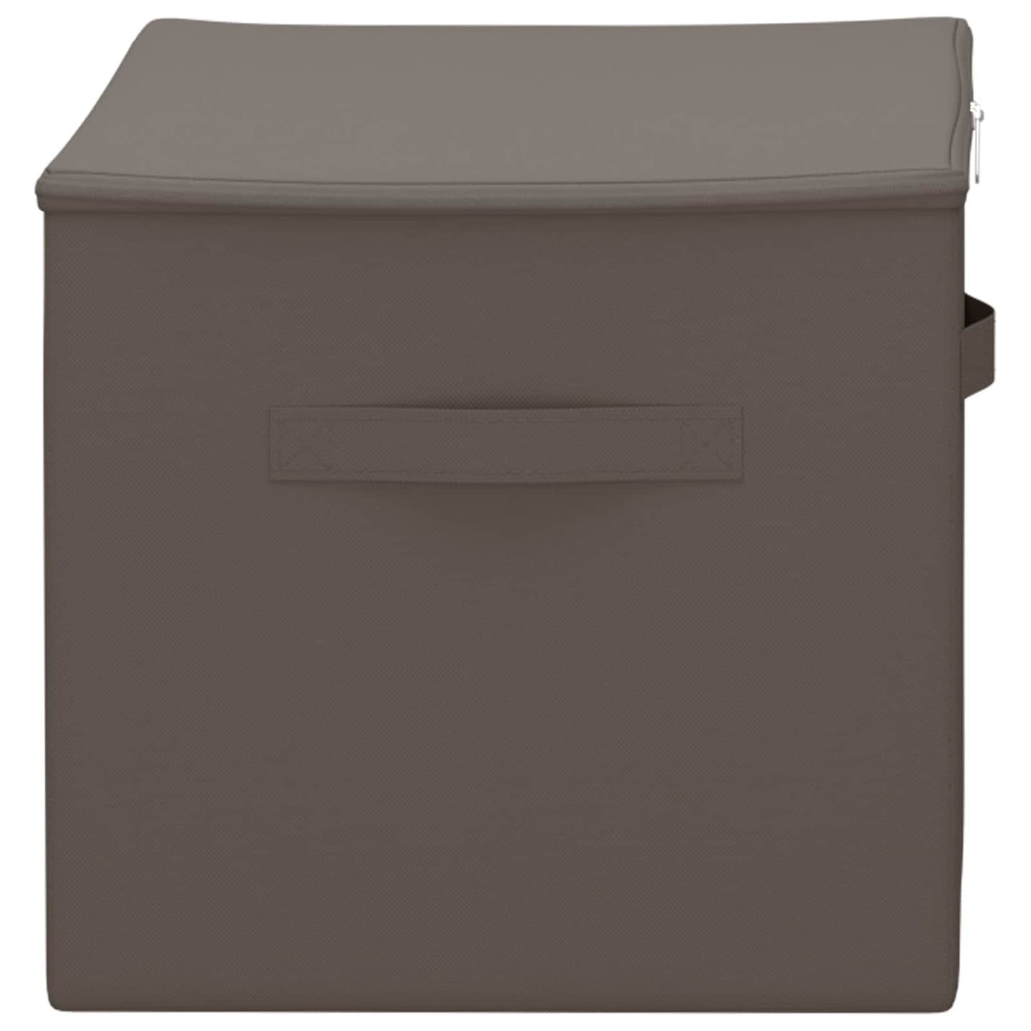 Aufbewahrungsbox 2 Stk. Vliesstoff 60 x 43 x 35 cm 90,3 L Grau