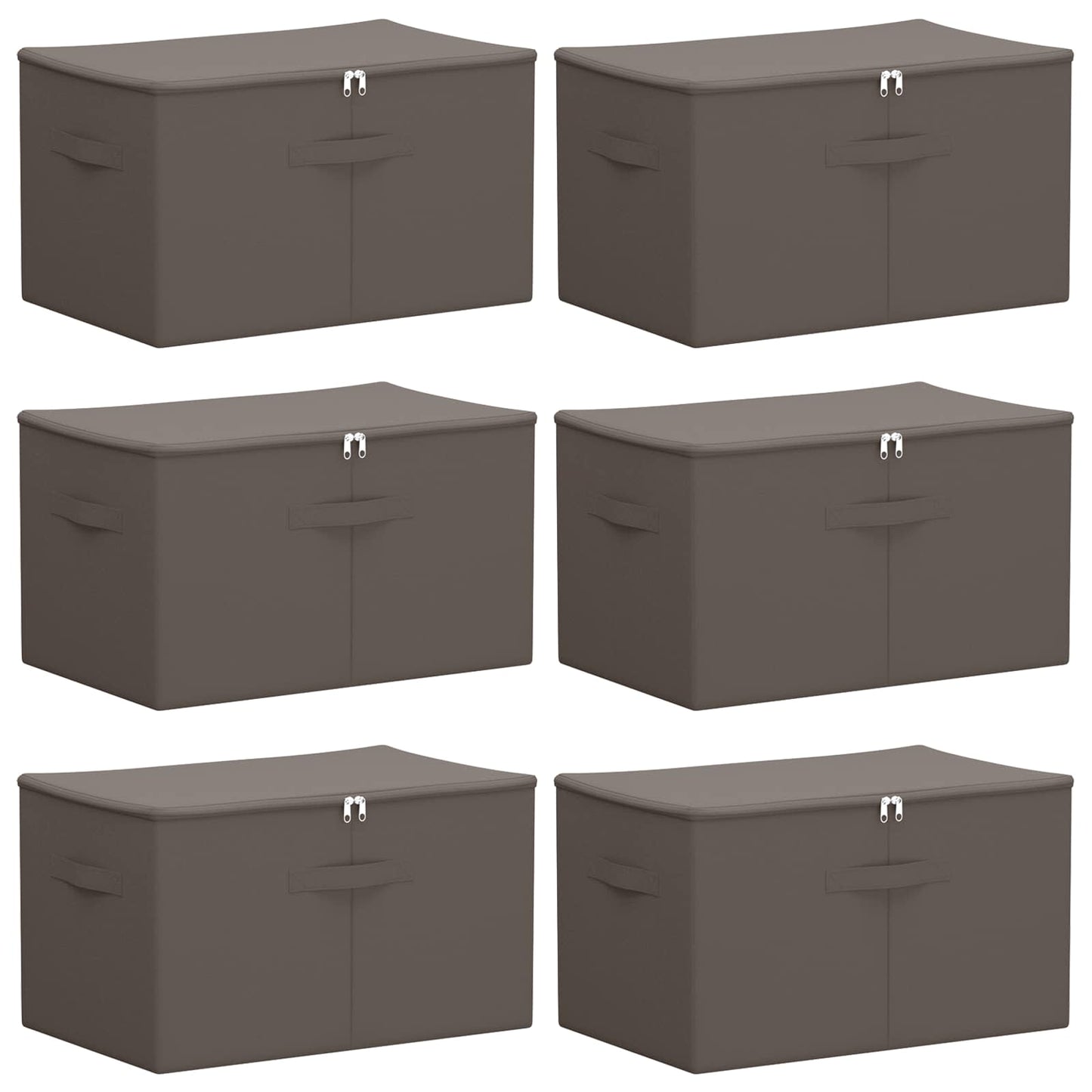Aufbewahrungsbox mit transparentem Seitenfenster 6 Stk. 61,6 L