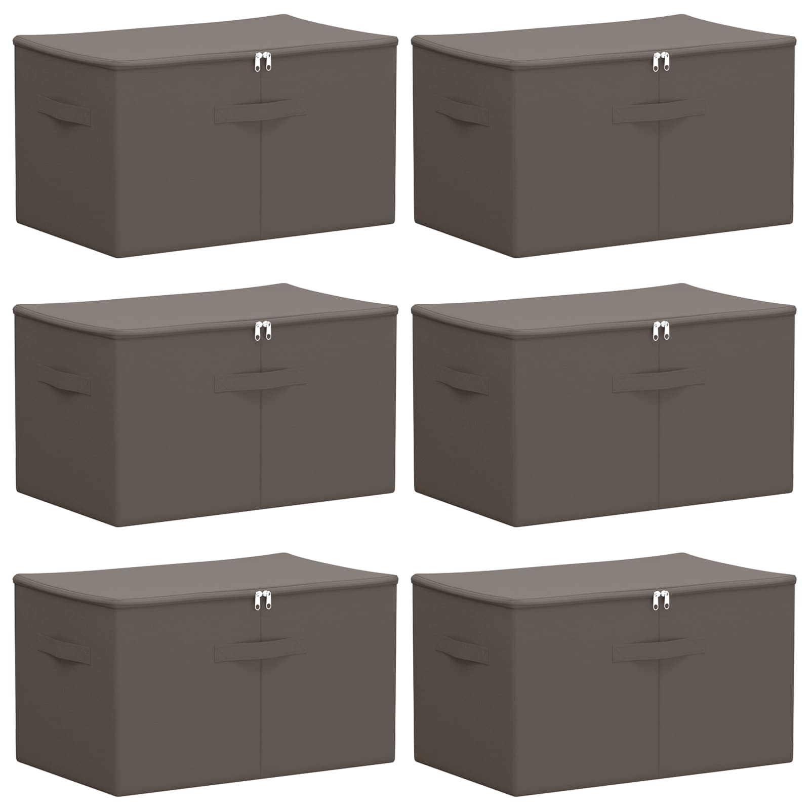 Aufbewahrungsbox mit transparentem Seitenfenster 6 Stk. 61,6 L