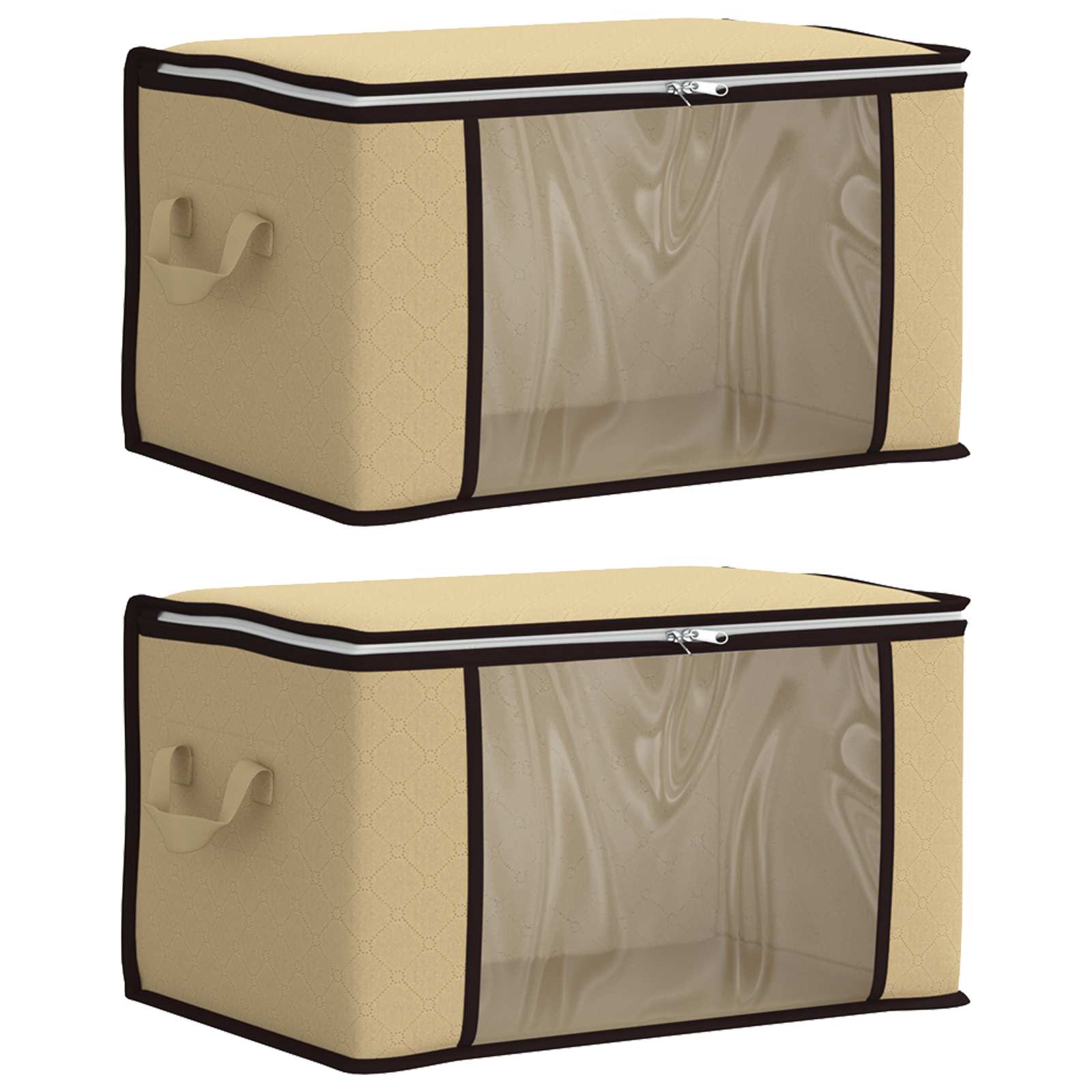 Aufbewahrungsbox mit transparentem Seitenfenster 2 Stk. 33,6 L