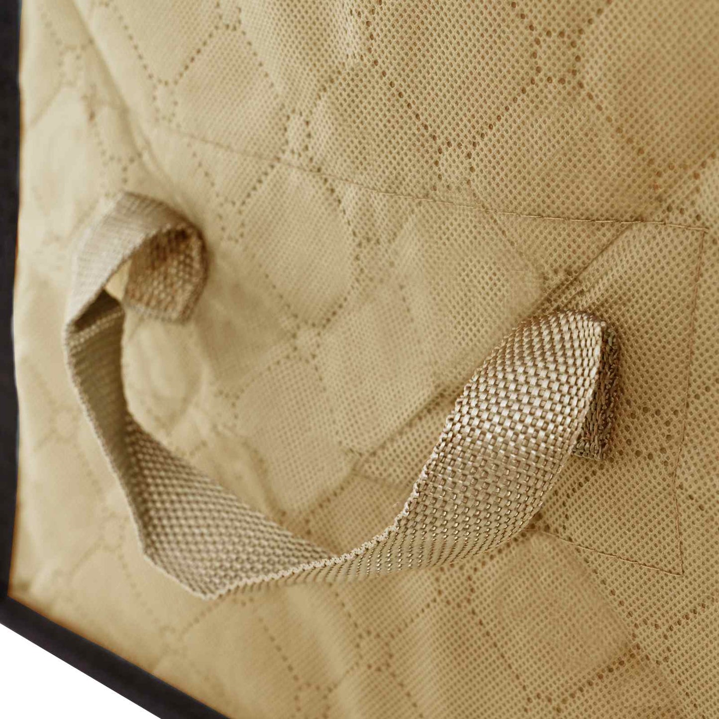 Aufbewahrungsbox mit transparentem Seitenfenster Creme