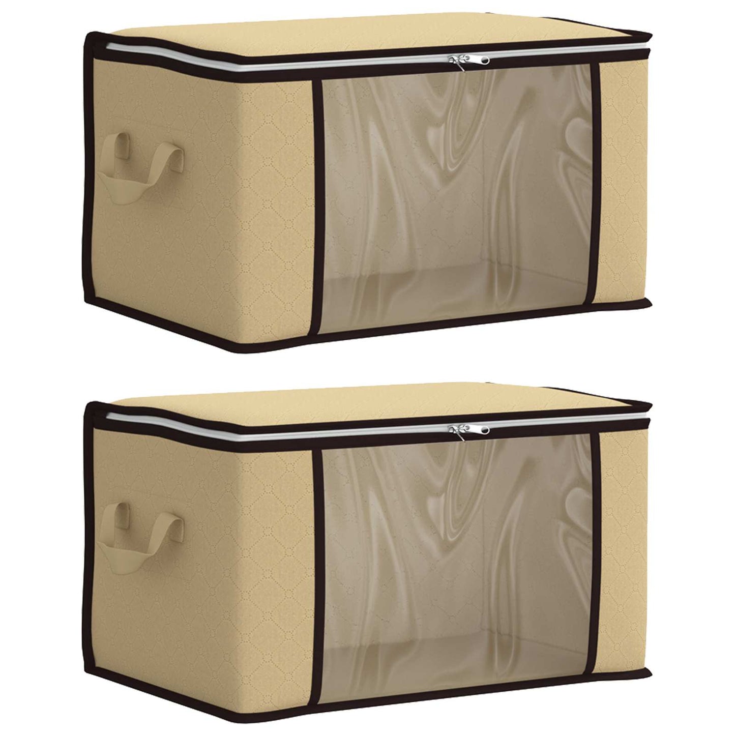 Aufbewahrungsbox mit transparentem Seitenfenster 2 Stk. 37,5 L