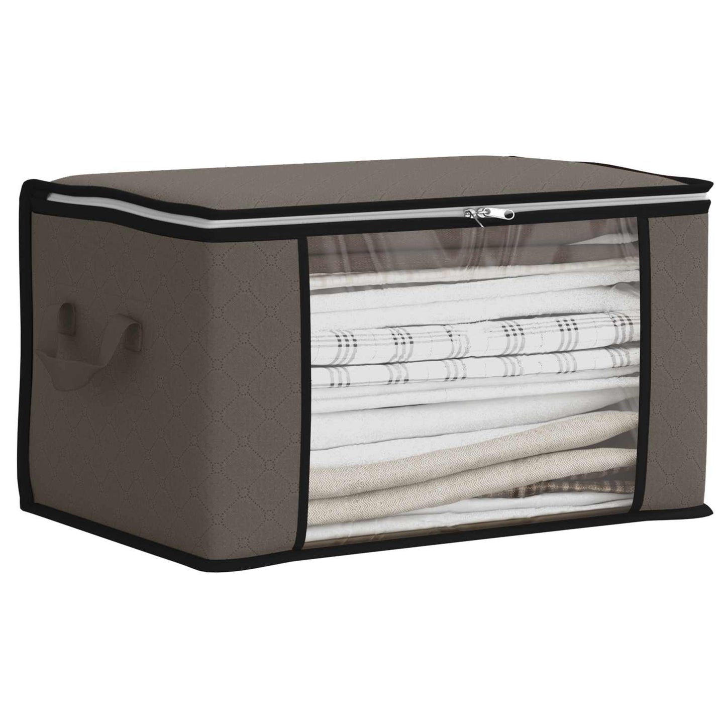 Aufbewahrungsbox mit transparentem Seitenfenster 2 Stk. 61,6 L