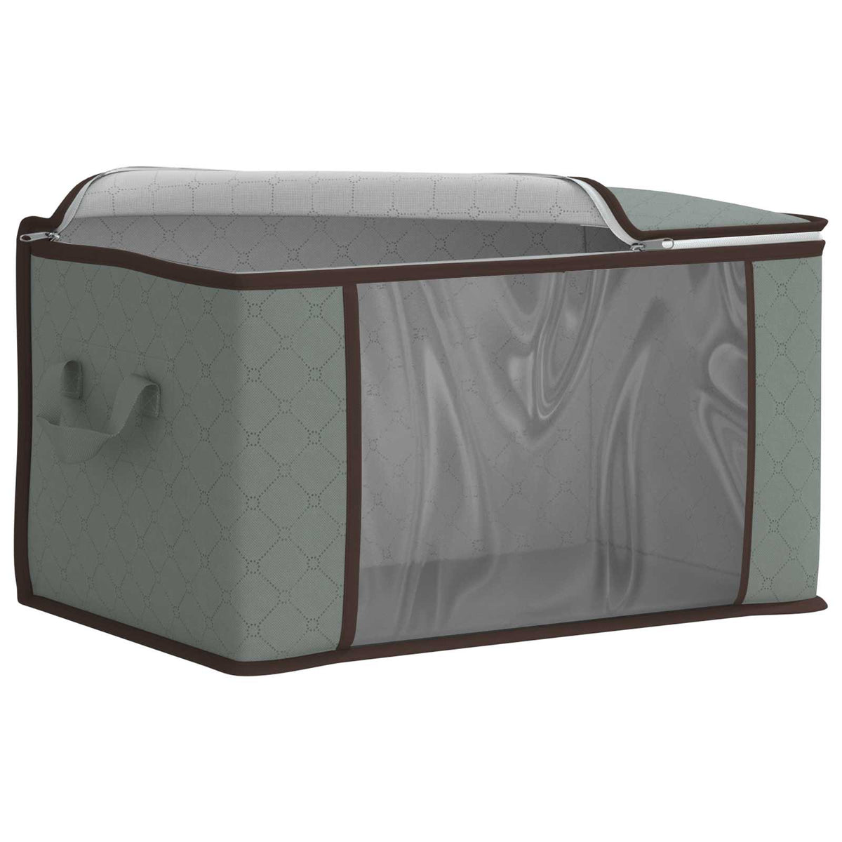 Aufbewahrungsbox mit transparentem Seitenfenster 2 stk. 90,3 L