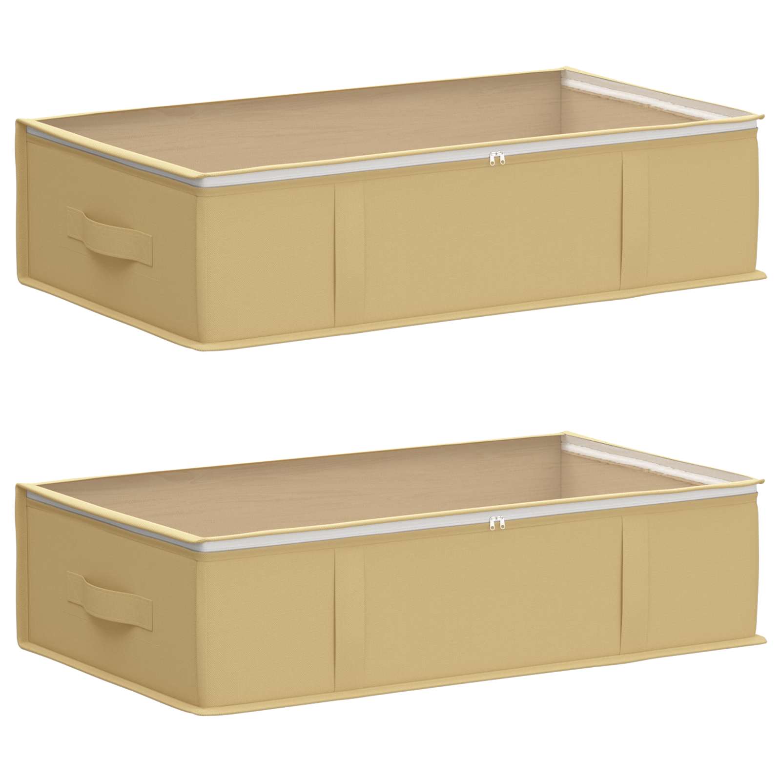 Aufbewahrungsbox mit transparentem Oberfenster 2 Stk. 50,4 L