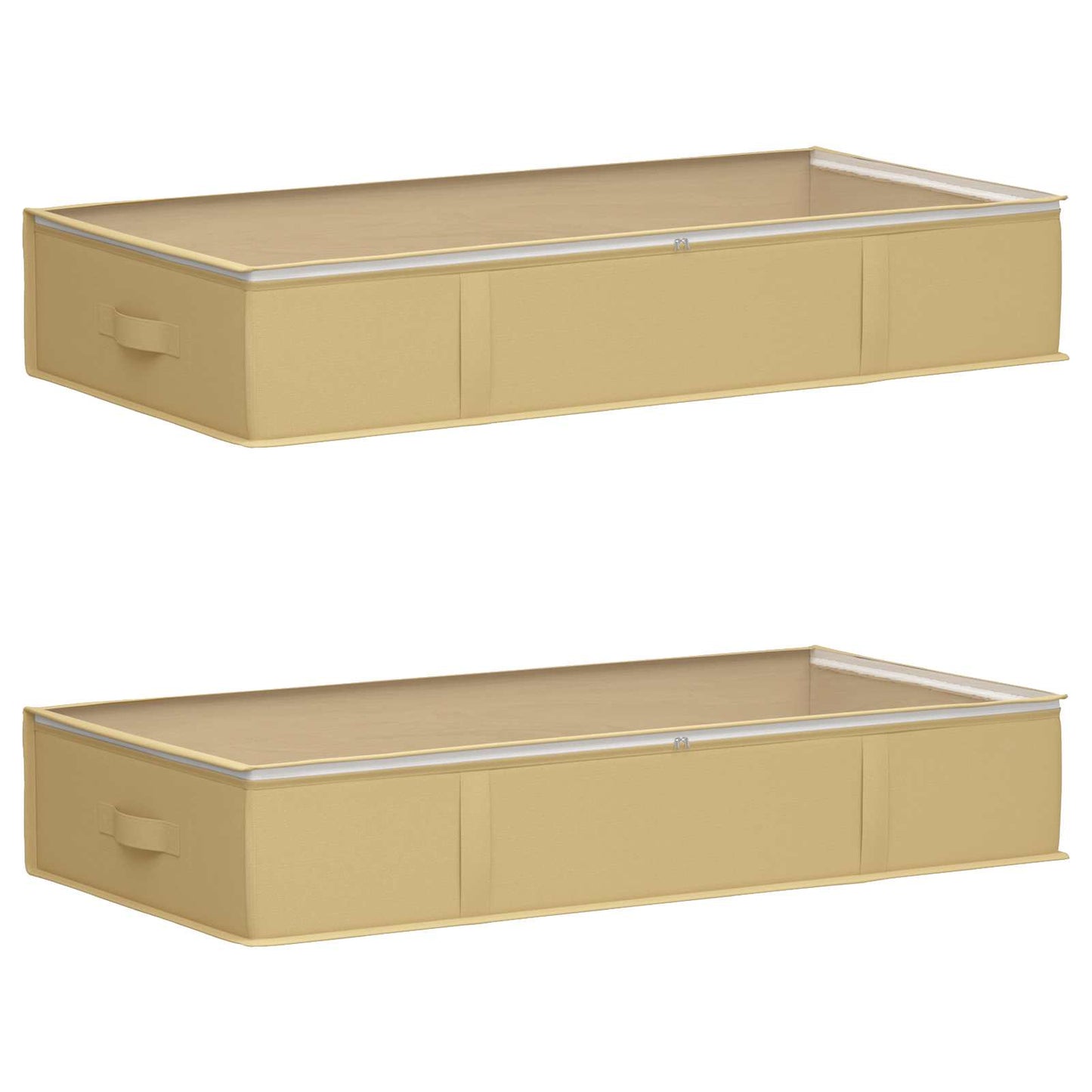Aufbewahrungsbox mit transparentem Oberfenster 2 Stk. 90 l