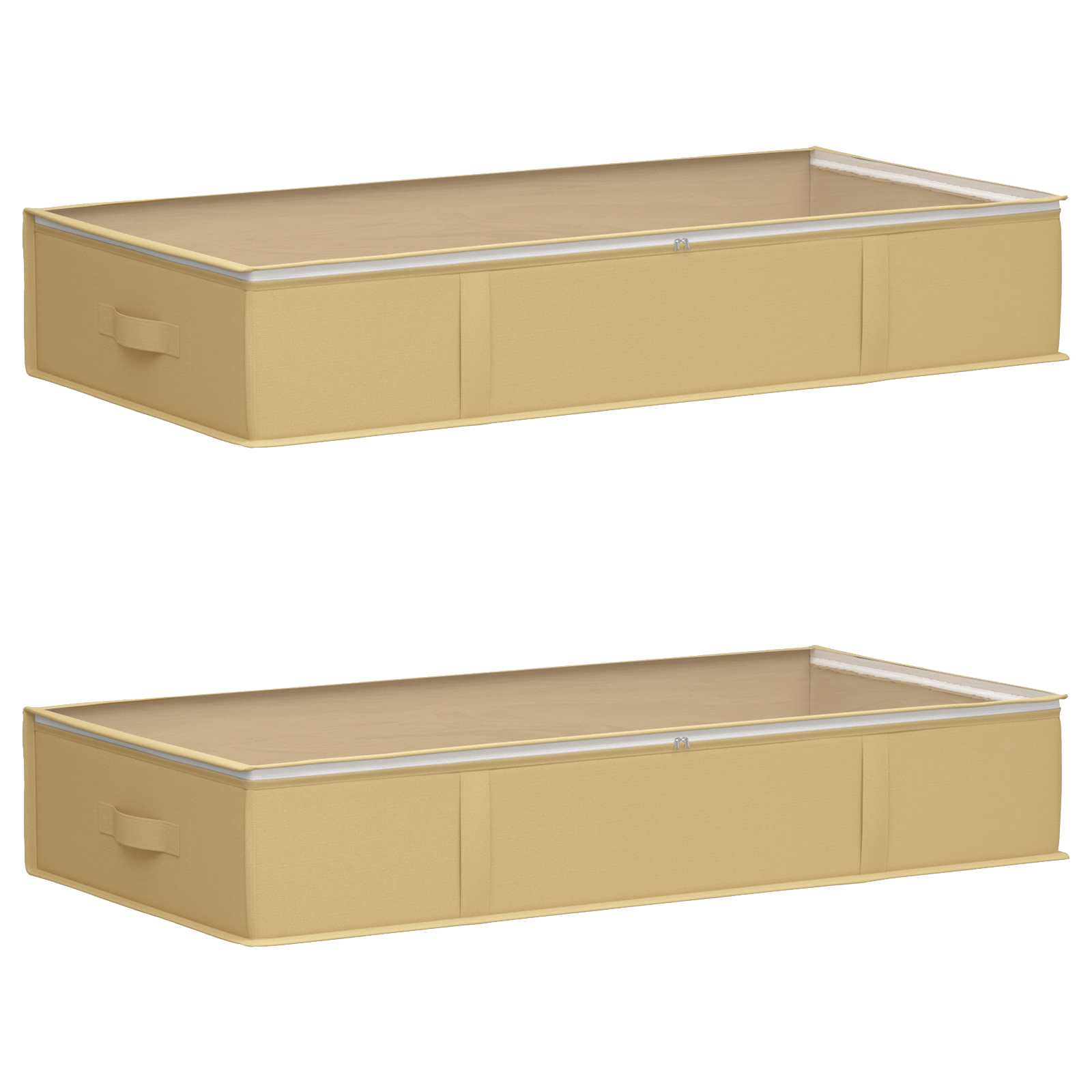 Aufbewahrungsbox mit transparentem Oberfenster 2 stk. 90 l