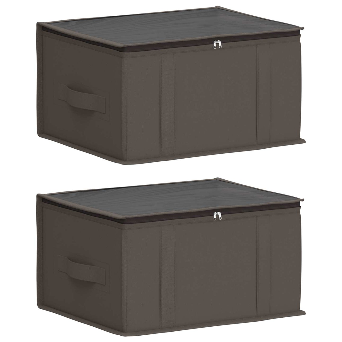 Aufbewahrungsbox mit transparentem Oberfenster 2 Stk. 33,6 L
