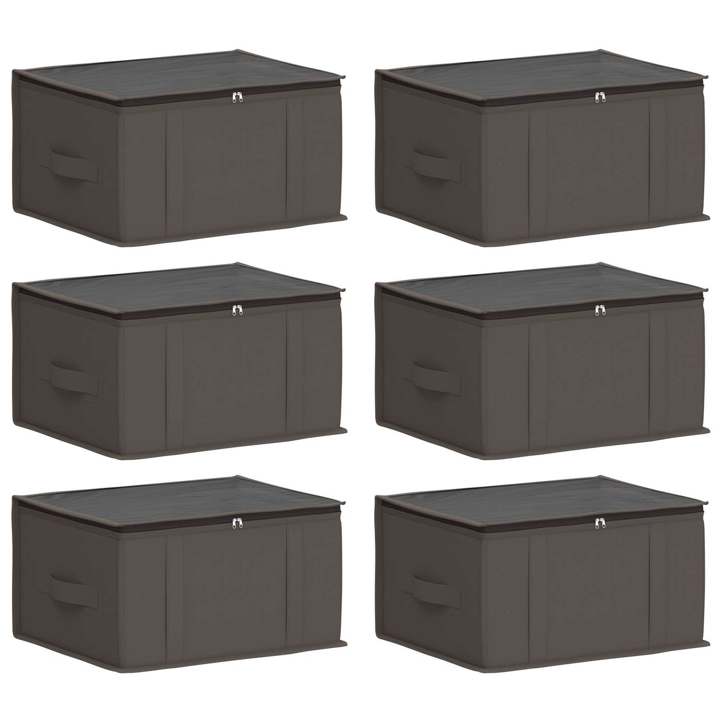 Aufbewahrungsbox mit transparentem Oberfenster 6 stk. 33,6 L
