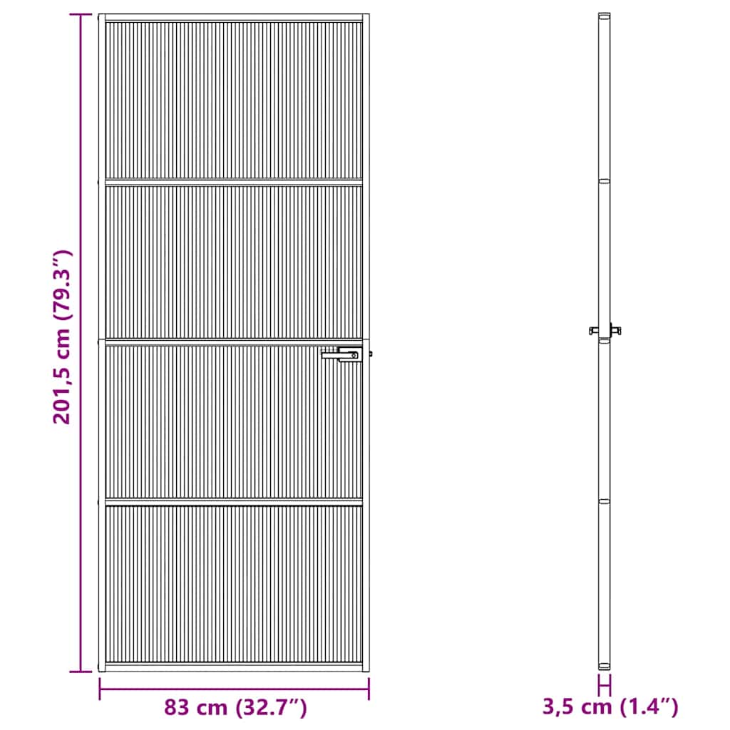 Wohnzimmer-Tür 83 x 201,5 x 3,5 cm