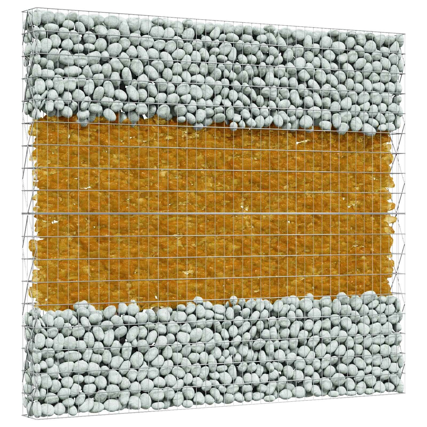 Gartensteine Braun 12 cm Glas