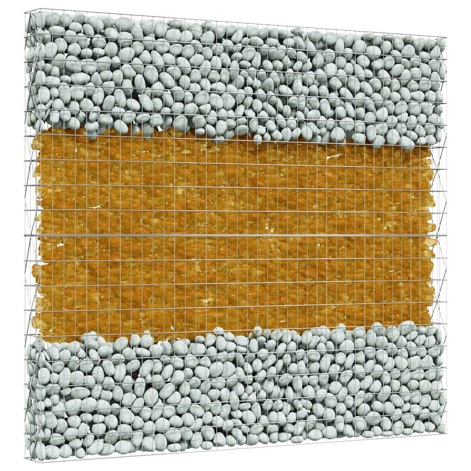 Gartensteine Braun 12 cm Glas