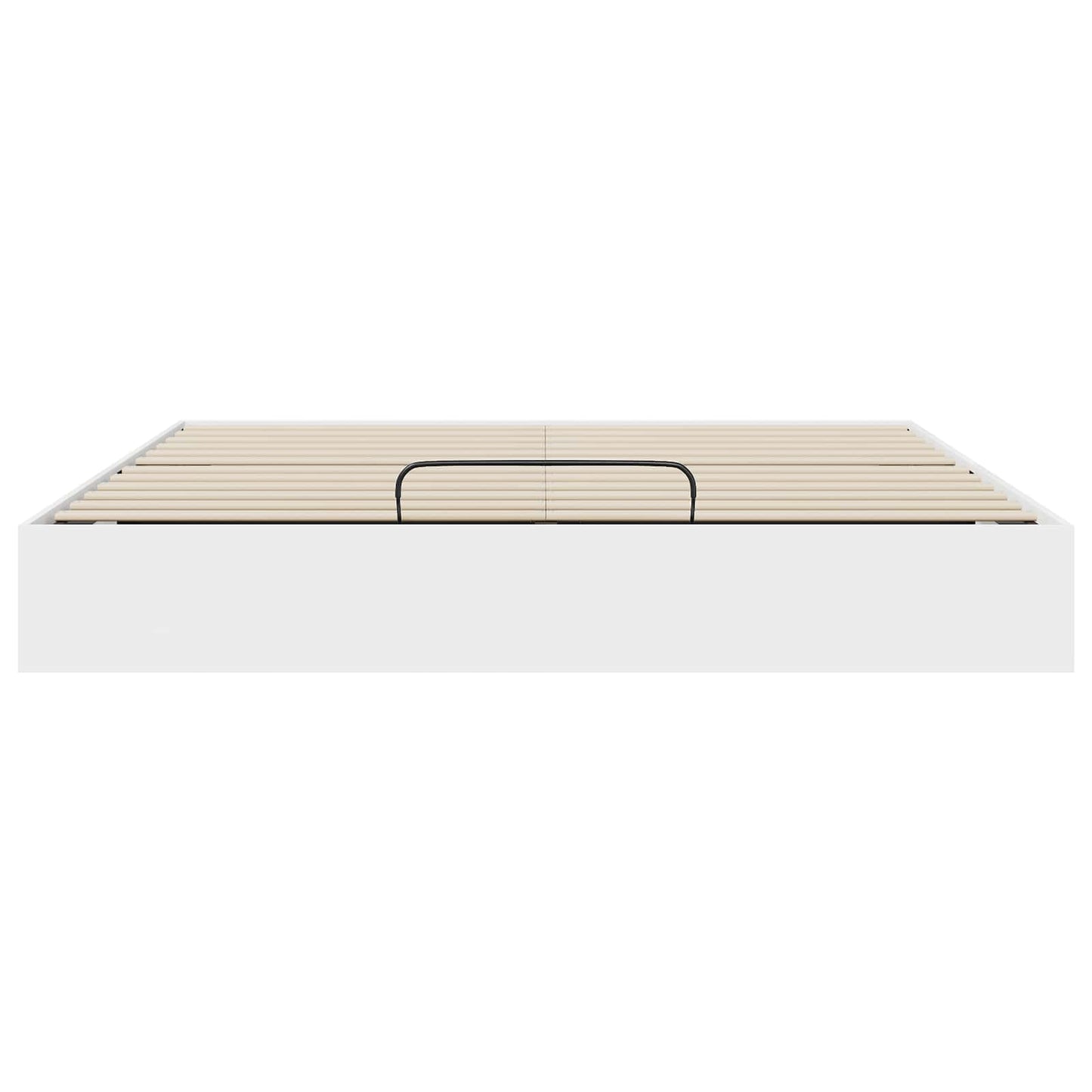 Ottoman Bettgestell Weiß 203 x 180 x 25 cm Holzwerkstoff