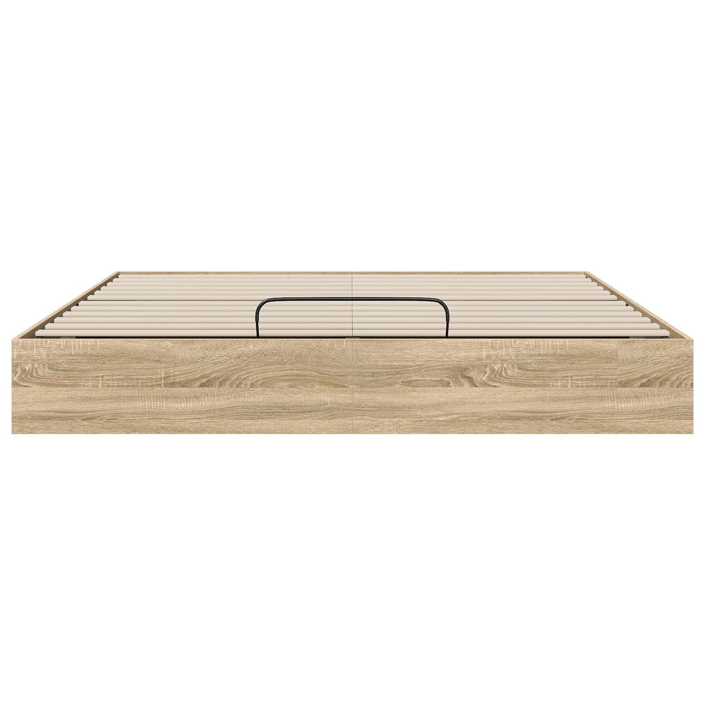 Ottoman Bettgestell mit Speicher Sonoma-Eiche 203 x 160 x 25 cm